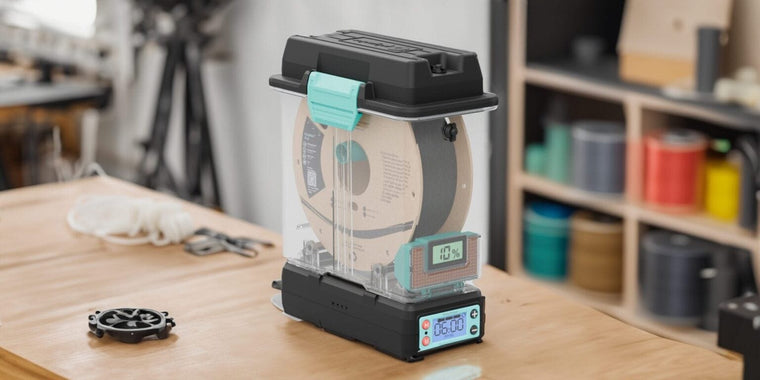 Polymaker PolyDryer filament drying system with a PolyDryer Box