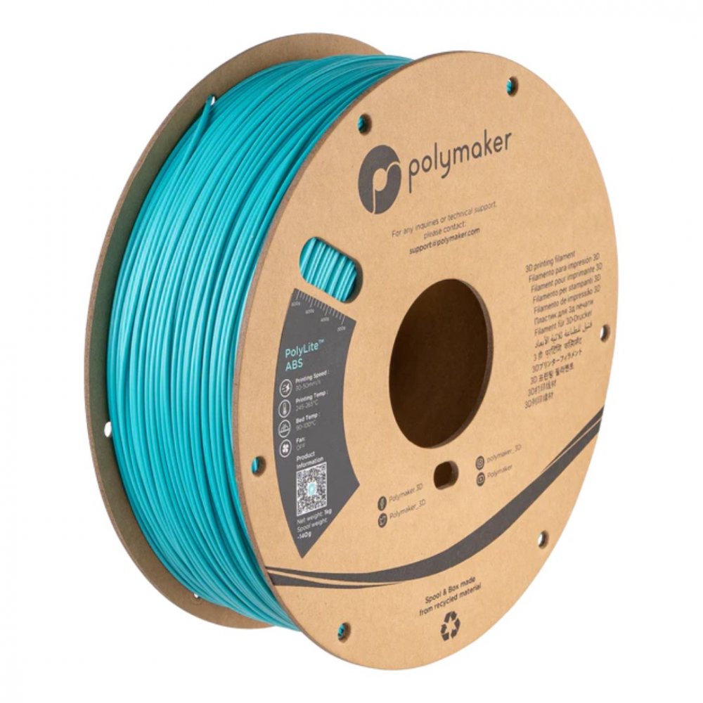 Filament Polymaker PolyLite™ ABS Teal 1 kg