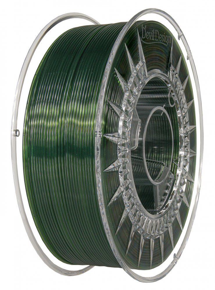 Filament Devil Design PETG Green Transparent 1 kg