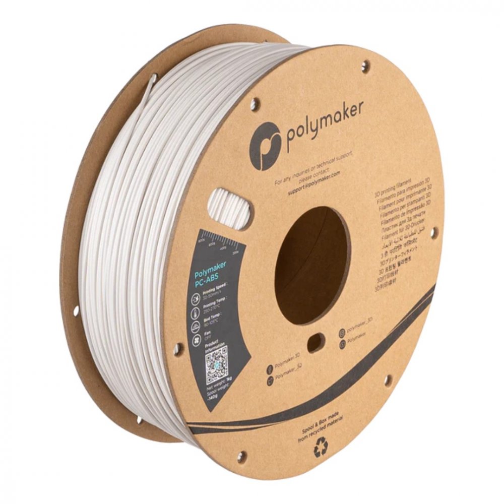 Filament Polymaker PC-ABS White 1 kg