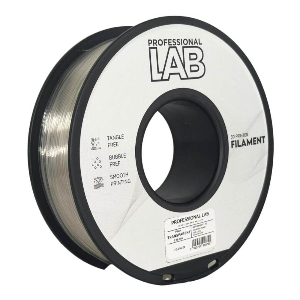 Filament Professional Lab PLA Plus Transparent 1 kg