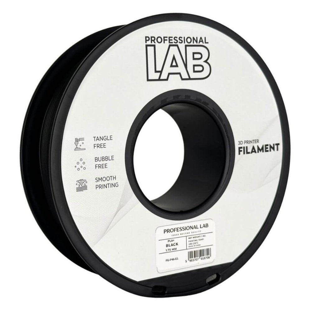 Filament Professional Lab PLA Plus Black 1 kg