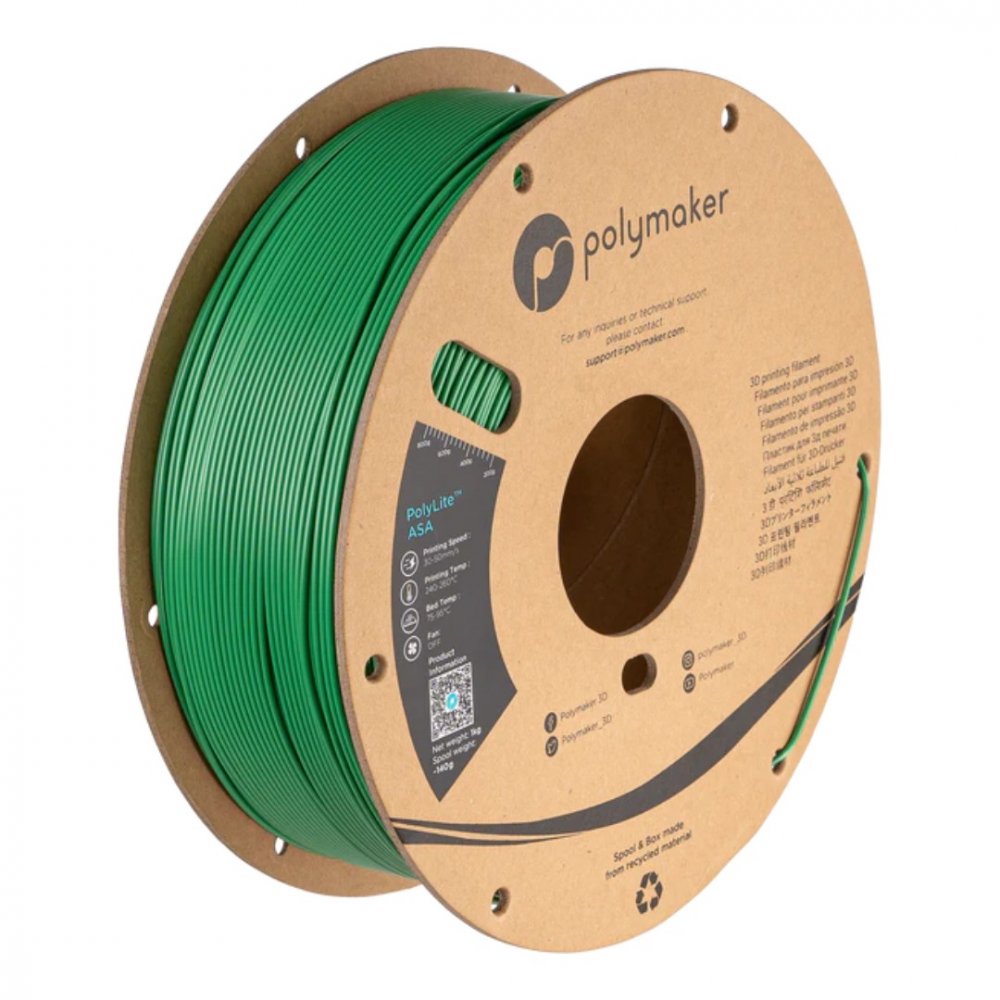 Filament Polymaker PolyLite™ ASA Green 1 kg