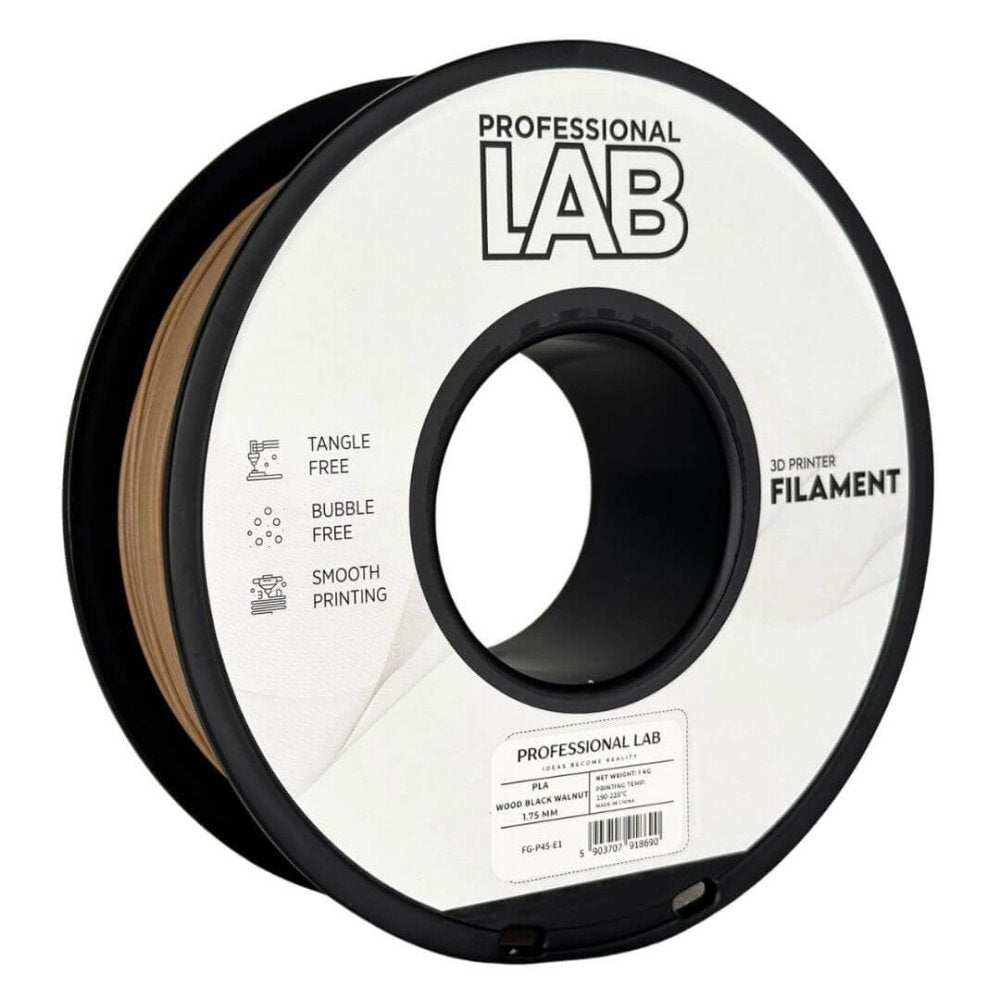 Filament Professional Lab PLA Wood Black Walnut 1 kg