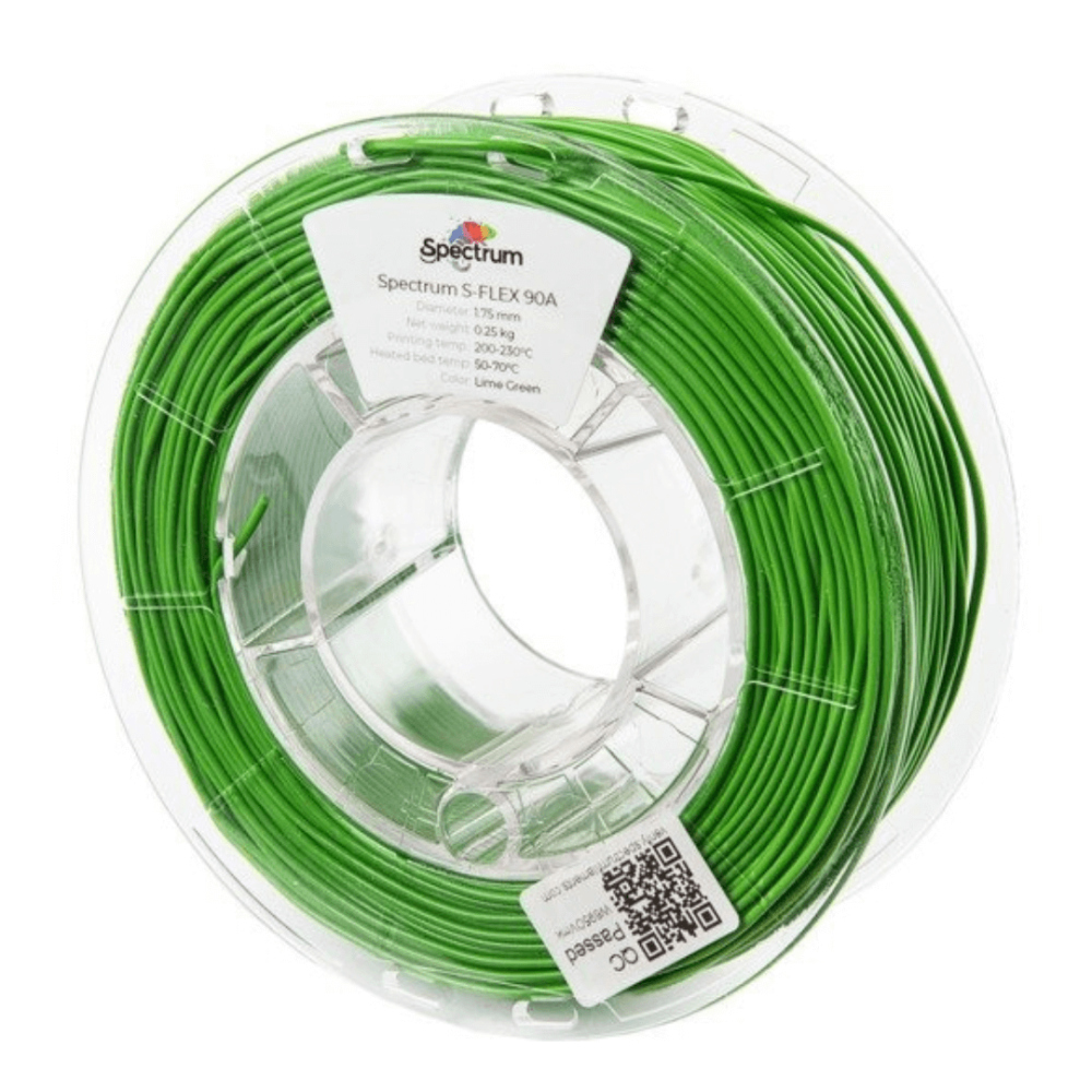 Filament Spectrum S-Flex 90A Lime Green 0.25 kg