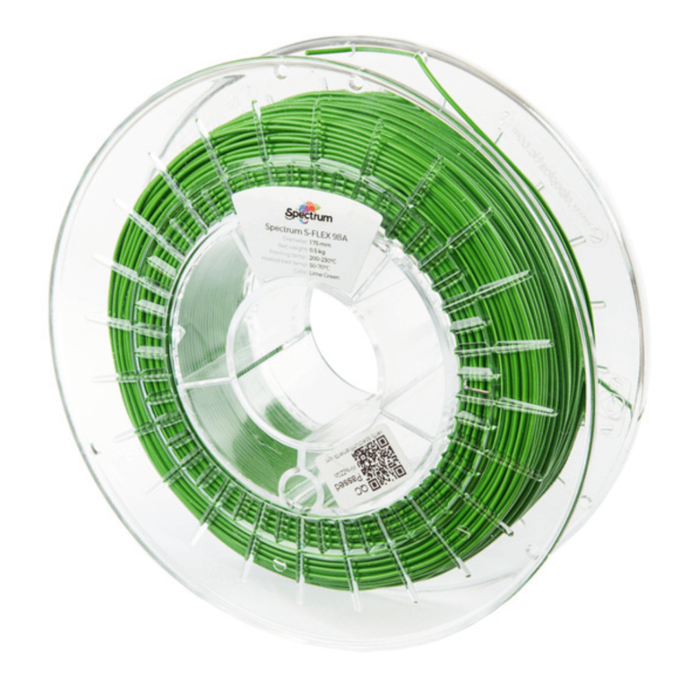 Filament Spectrum S-Flex 98A Lime Green 0.5 kg