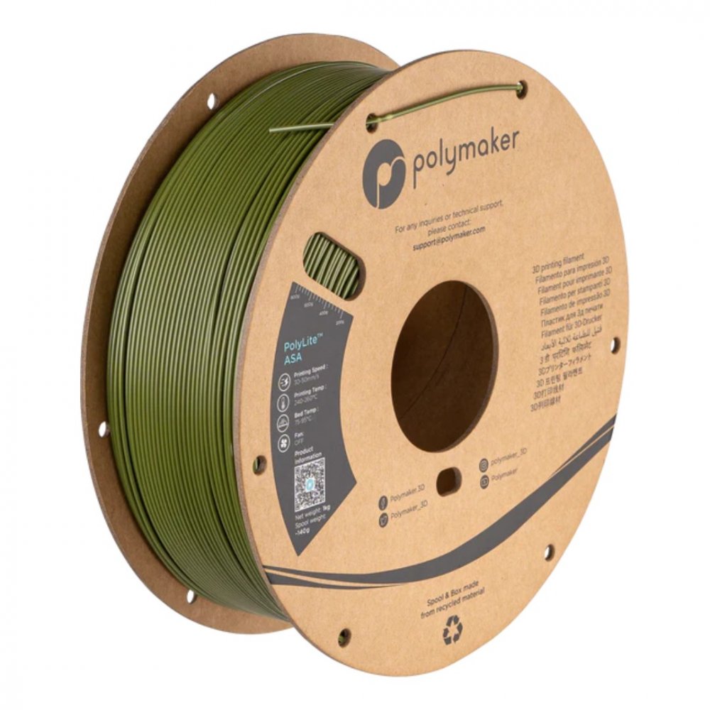 Filament Polymaker PolyLite™ ASA Army Green 1 kg