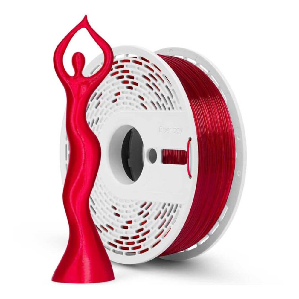 Fiberlogy HS PLA Clear Pink 0.85 kg