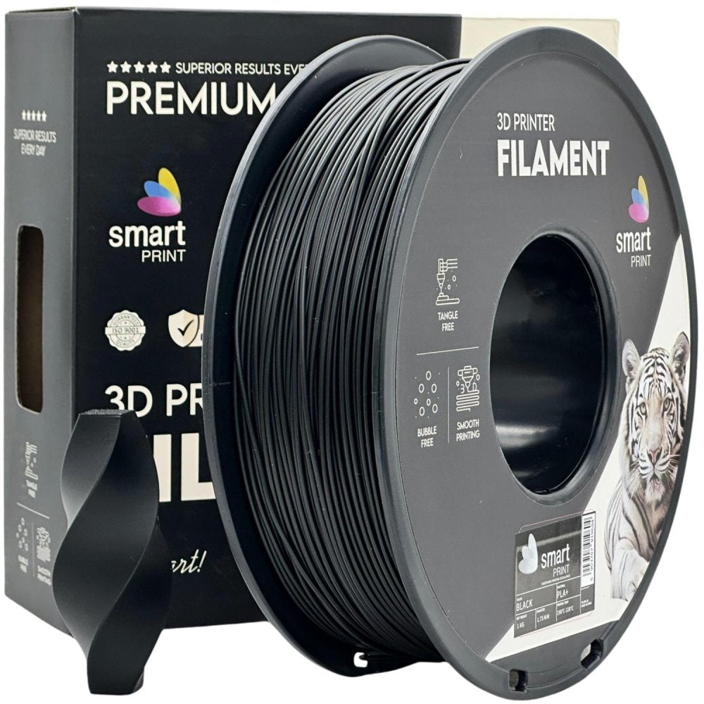 Filament Smart Print PLA+ Black 1 kg