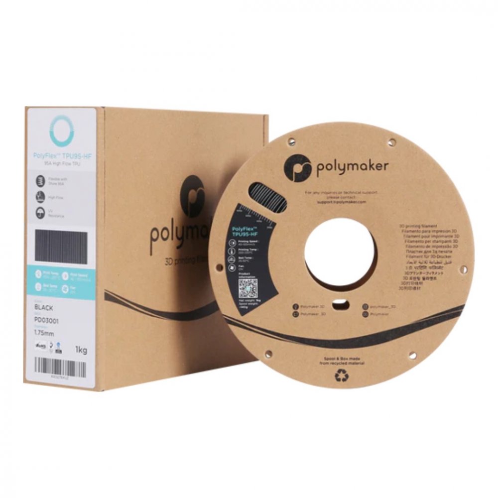 Polymaker PolyFlex™ TPU95-HF Black 1 kg
