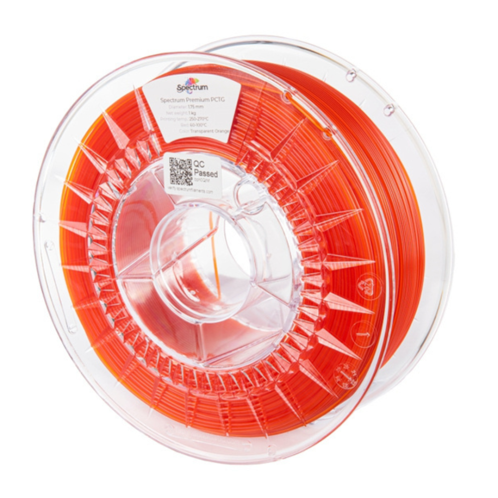 Filament Spectrum PCTG Premium Transparent Orange 1 kg
