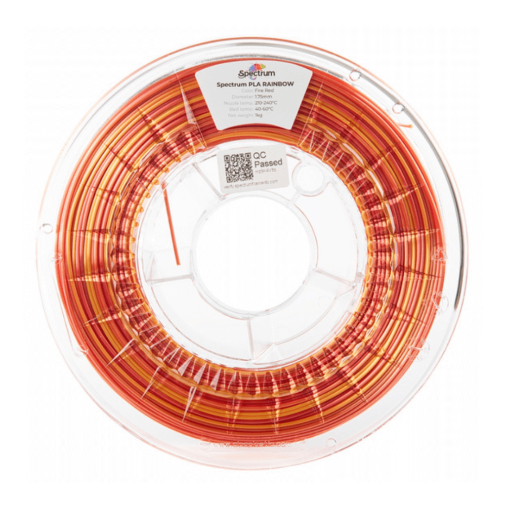 Spectrum PLA SILK Rainbow Fire Red 1 kg