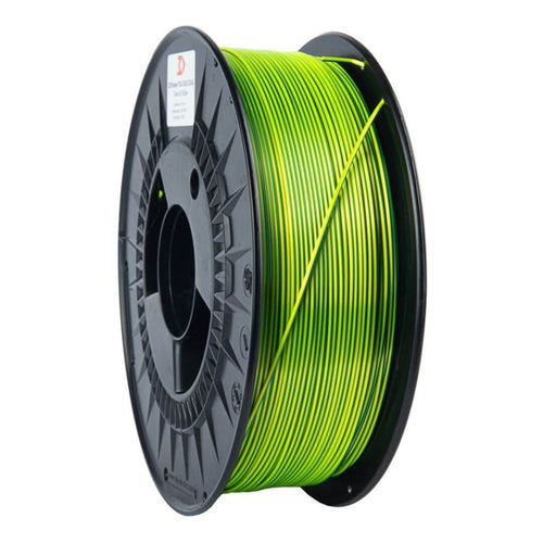 Filament 3DPower PLA SILK Dual Color Green Yellow 1 kg
