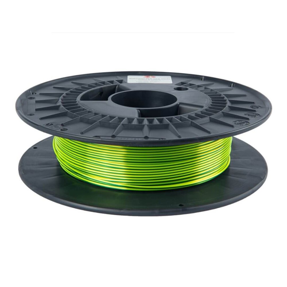 3DPower PLA SILK Dual Color Green Yellow 0.3 kg