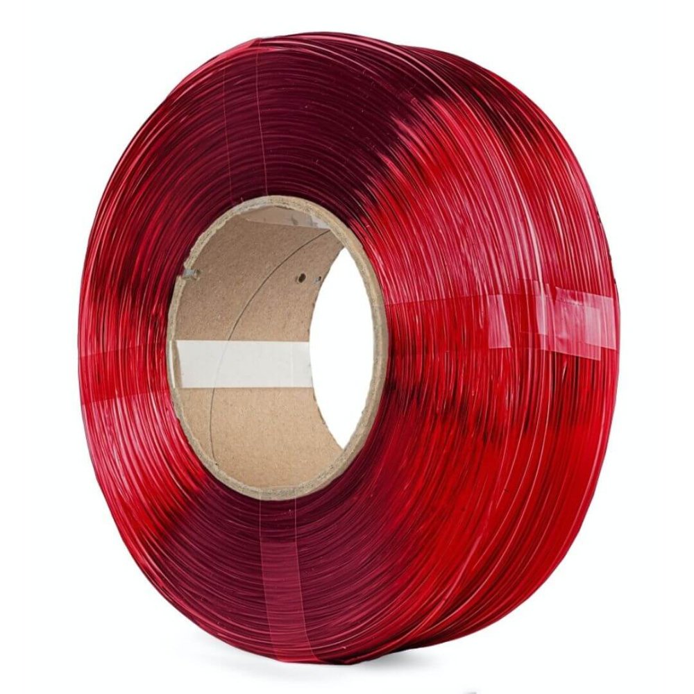 Filament The Filament ReFill PETG Transparent Red 1 kg