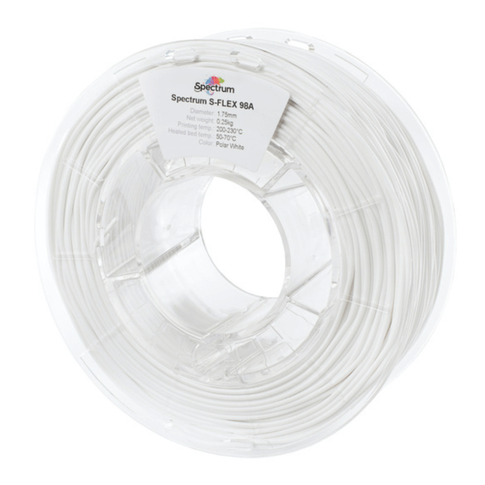 Filament Spectrum S-Flex 98A Polar White 0.25 kg
