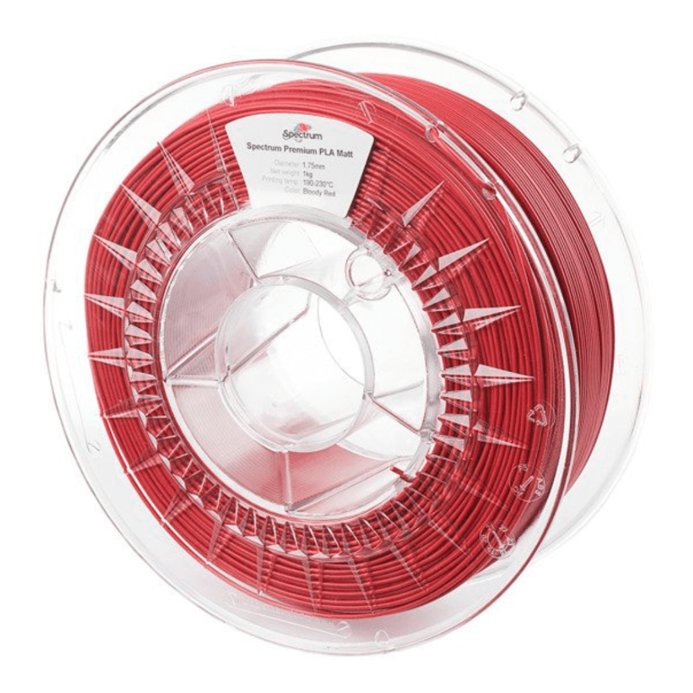 Filament Spectrum PLA MATT Bloody Red 1 kg