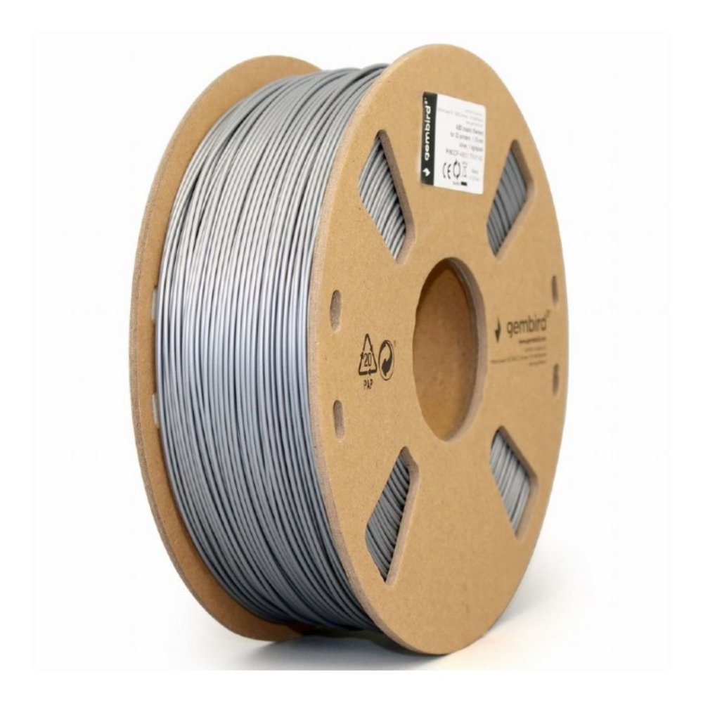 Filament Gembird ABS Silver 1 kg