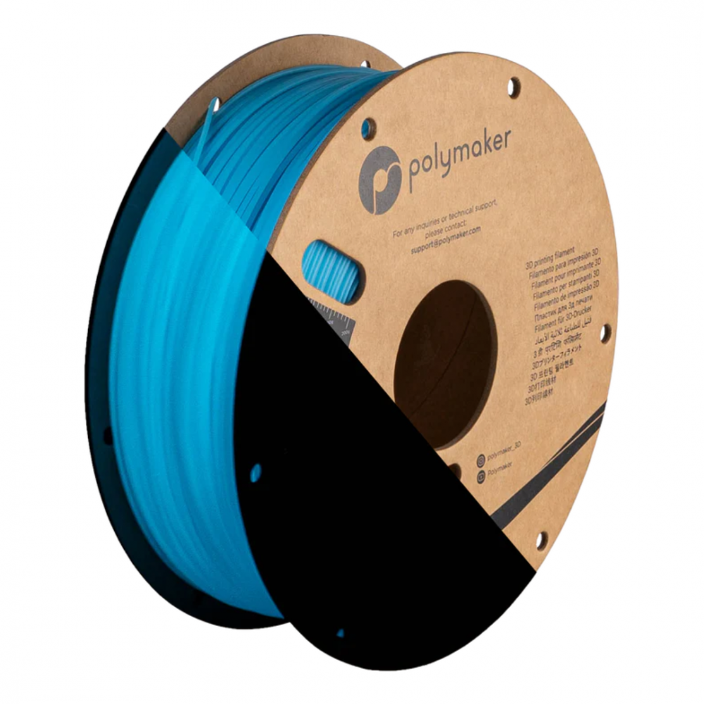 Filament Polymaker PolyLite™ Luminous PLA Blue 1 kg