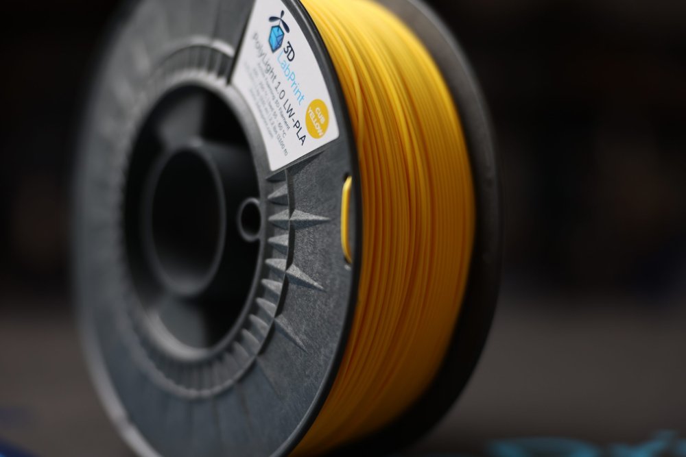 3DLabPrint PolyLight 1.0 LW PLA Cub Yellow 1 kg