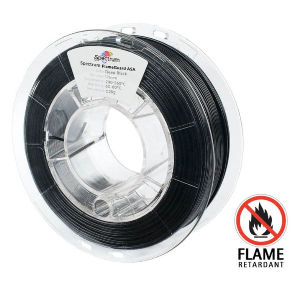 Filament Spectrum FlameGuard ASA 275 Deep Black 0.25 kg