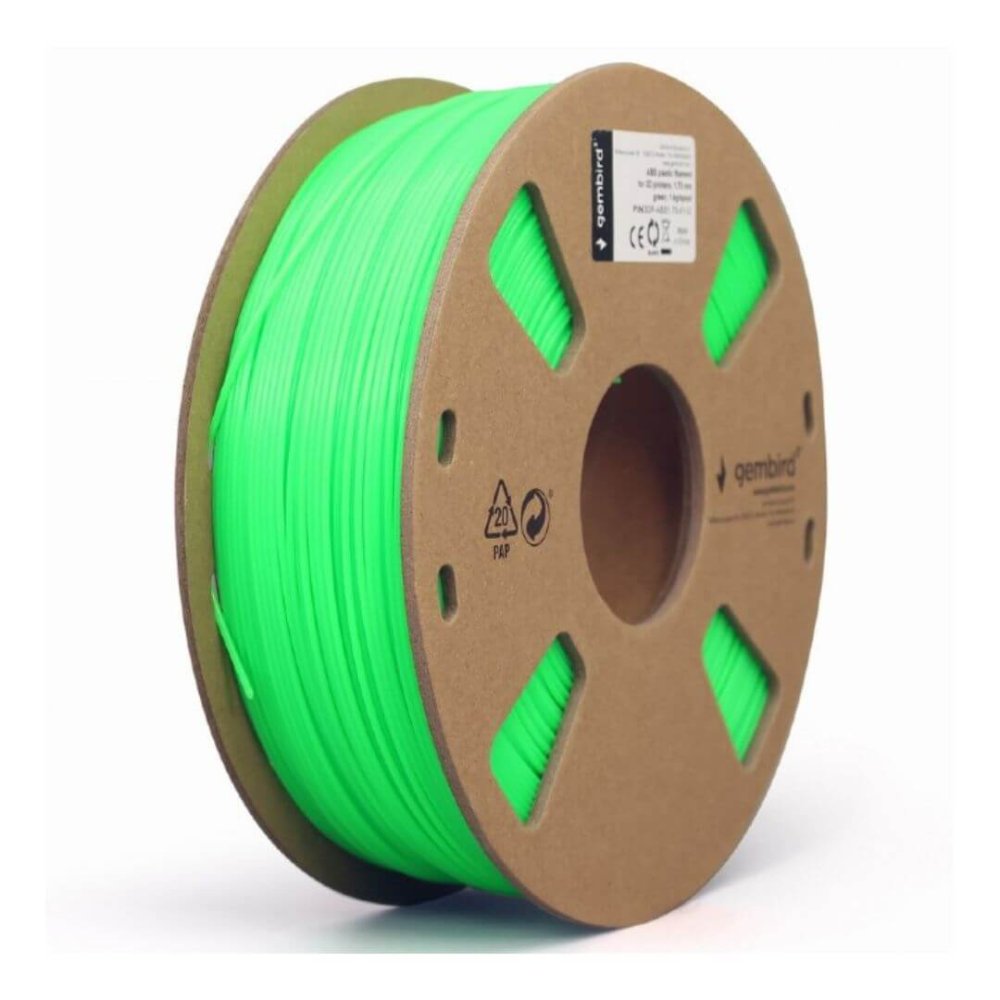 Filament Gembird ABS Green 1 kg