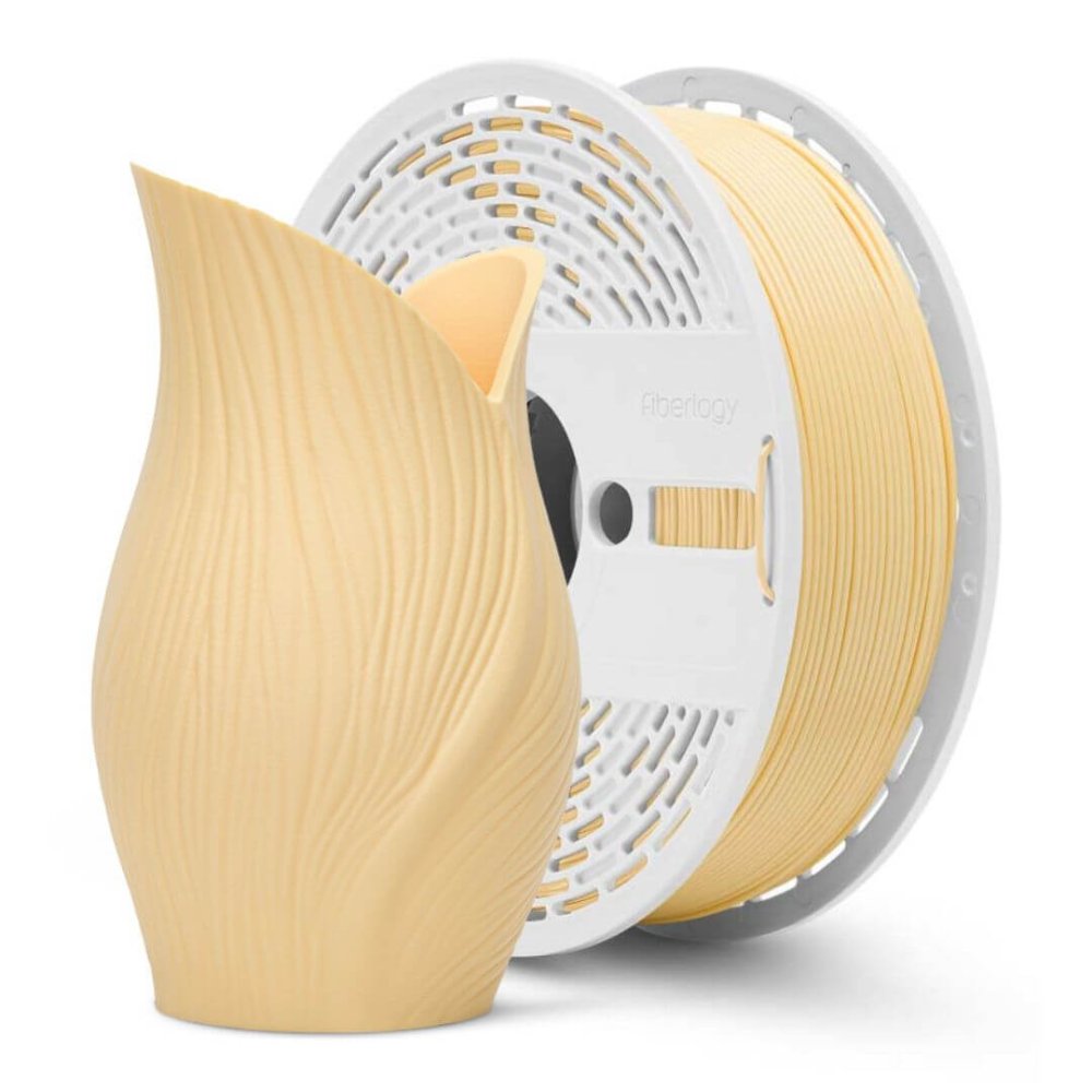 Filament Fiberlogy Matte PETG Pastel Yellow 0.85 kg