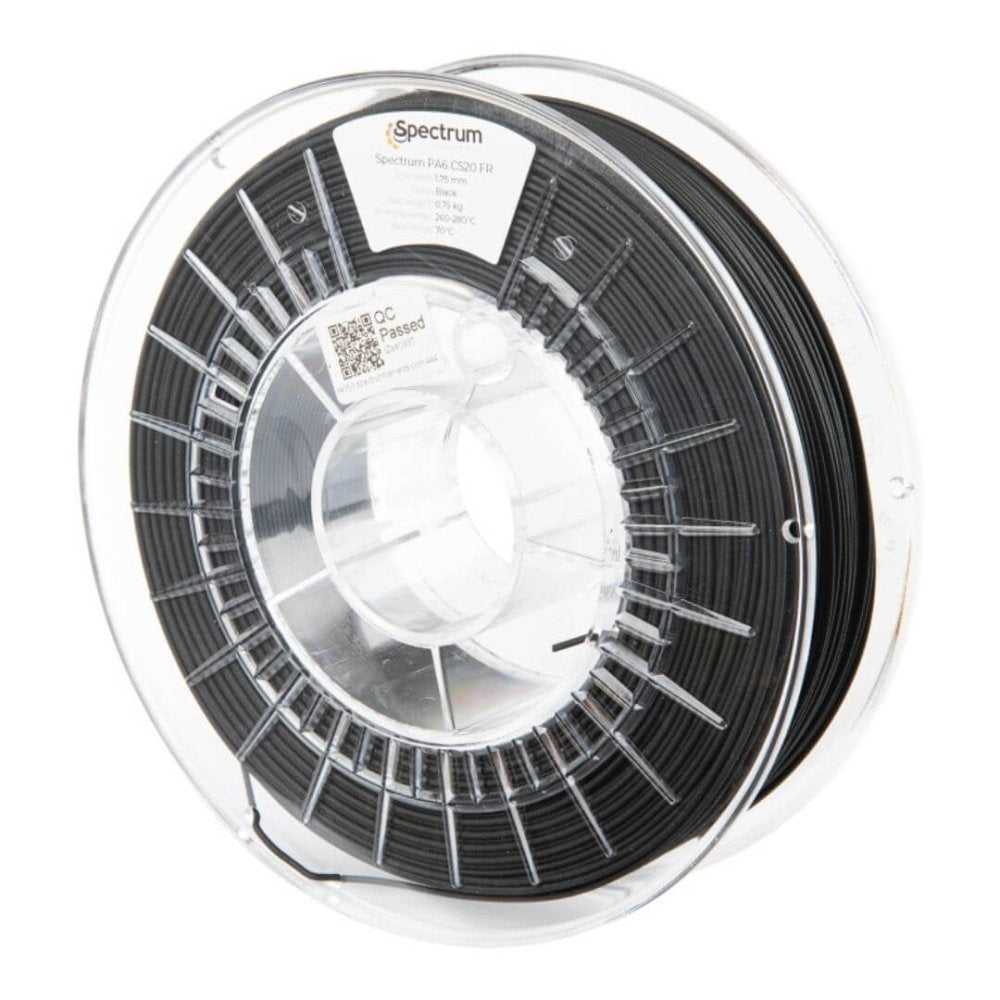 Filament Spectrum PA6 CS20 FR V0 1.75 mm BK 0.75 kg