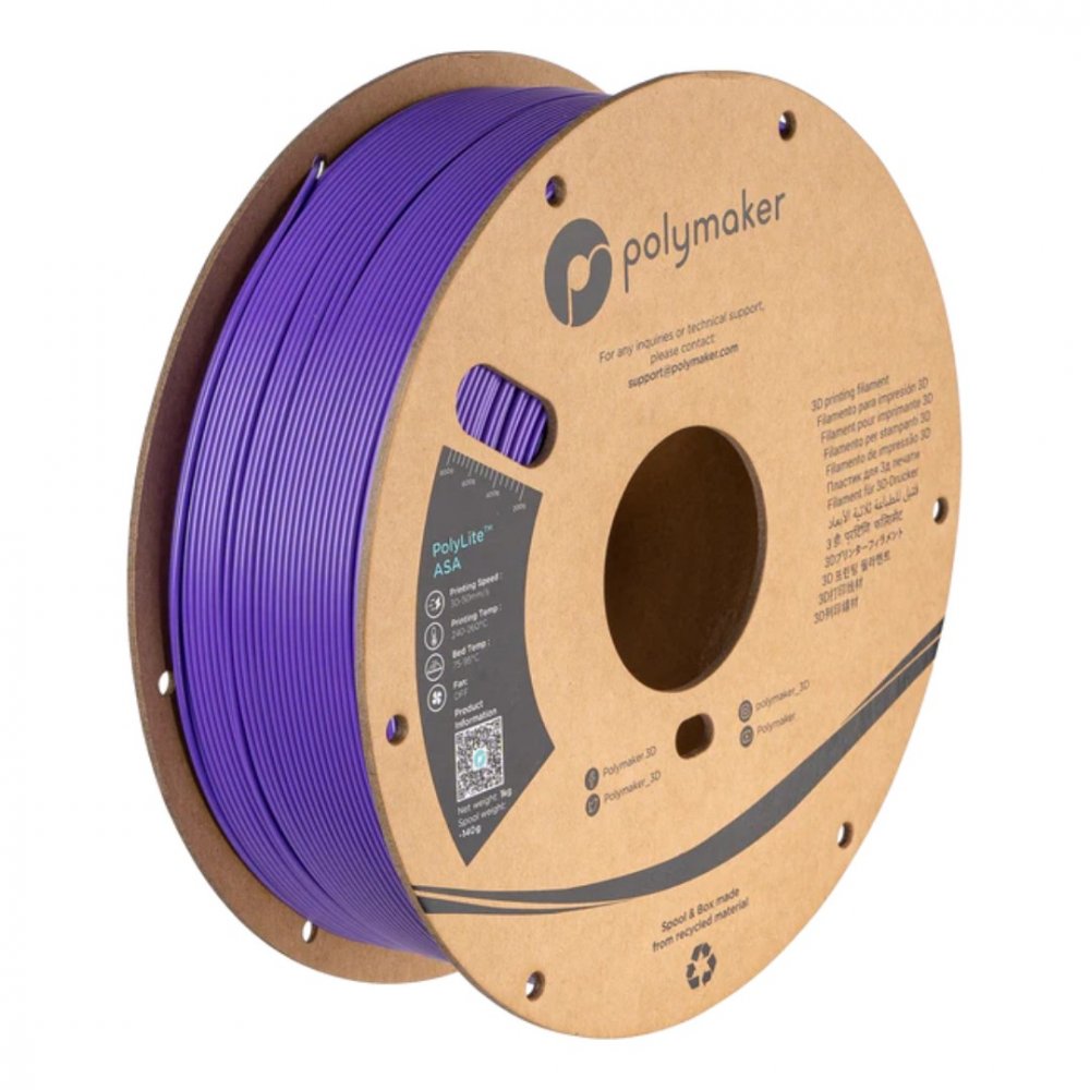 Filament Polymaker PolyLite™ ASA Purple 1 kg