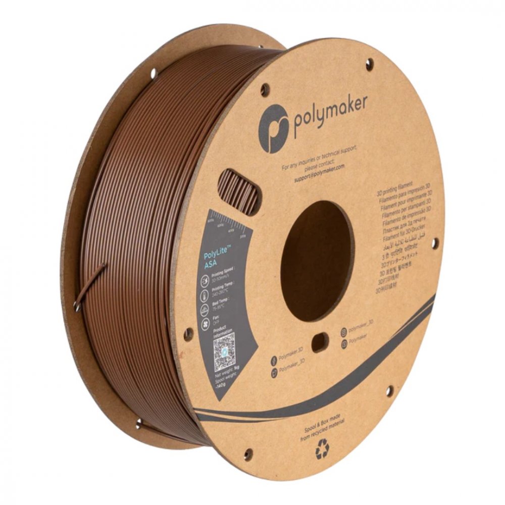 Filament Polymaker PolyLite™ ASA Army Brown 1 kg
