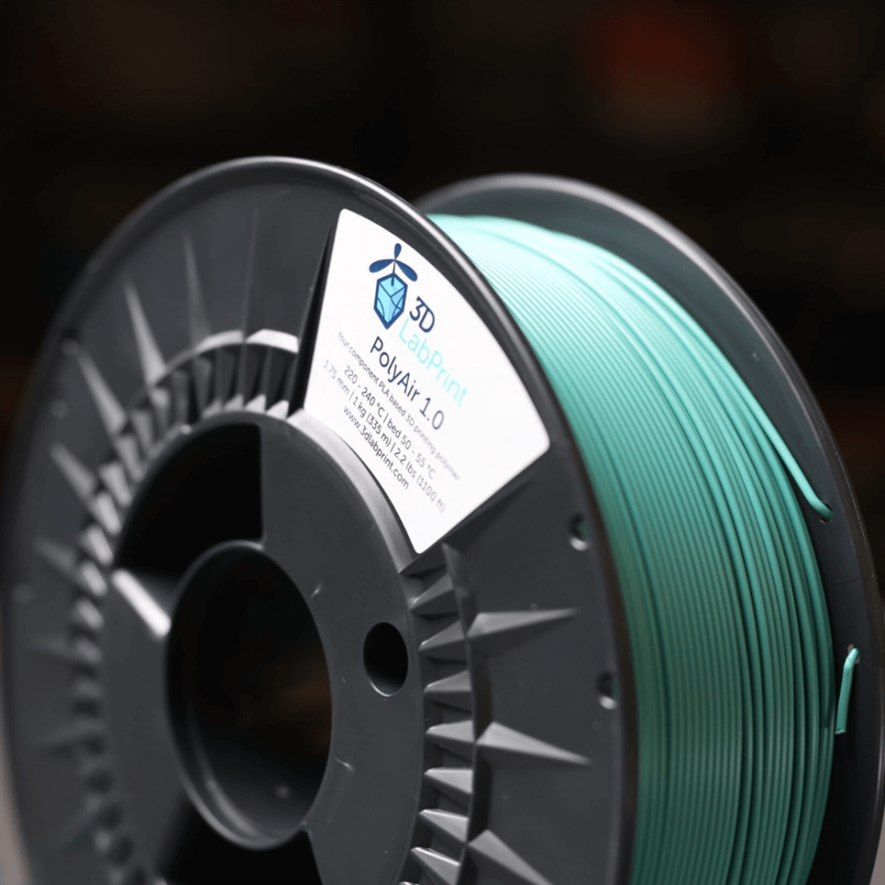 Filament 3DLabPrint PolyAir 1.0 T Green 1 kg