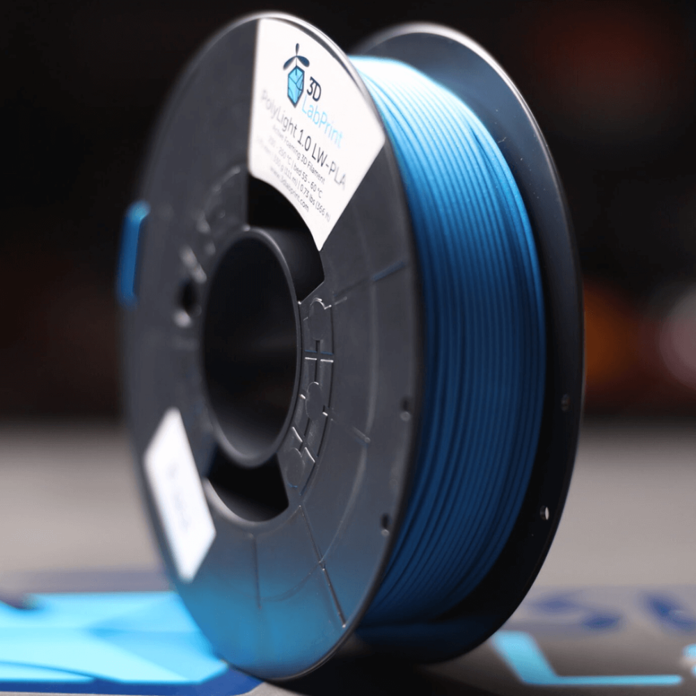 Filament 3DLabPrint PolyLight 1.0 LW PLA Sky Blue 0.33 kg