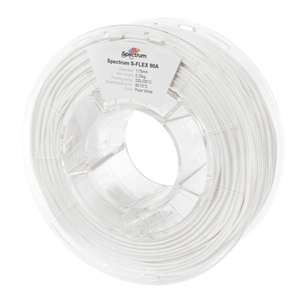 Filament Spectrum S-Flex 90A Polar White 0.25 kg