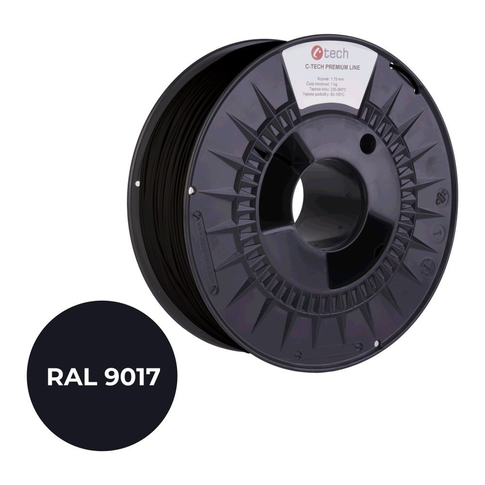 Filament C-TECH Premium Line PLA Black 1 kg