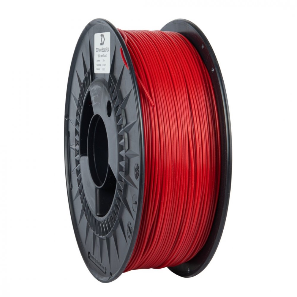 Filament 3DPower Basic PLA Flame Red 1 kg