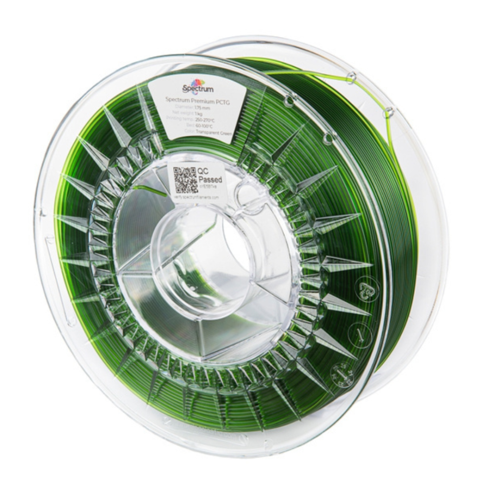 Filament Spectrum PCTG Premium Transparent Green 1 kg