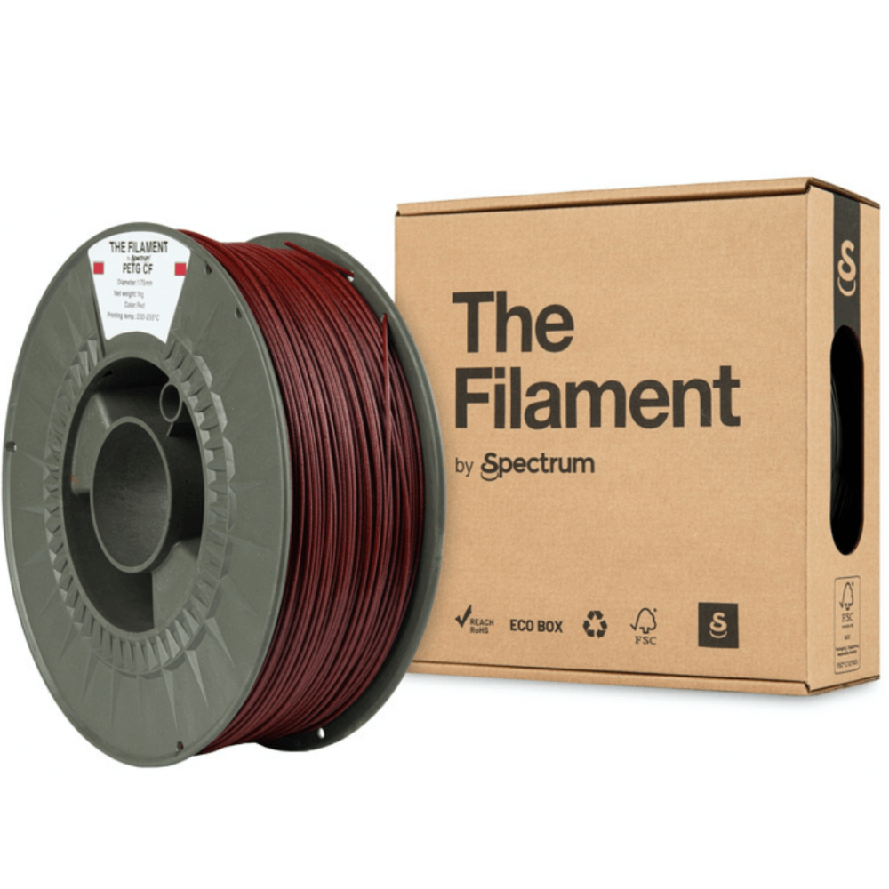 The Filament PETG CF Red 1 kg
