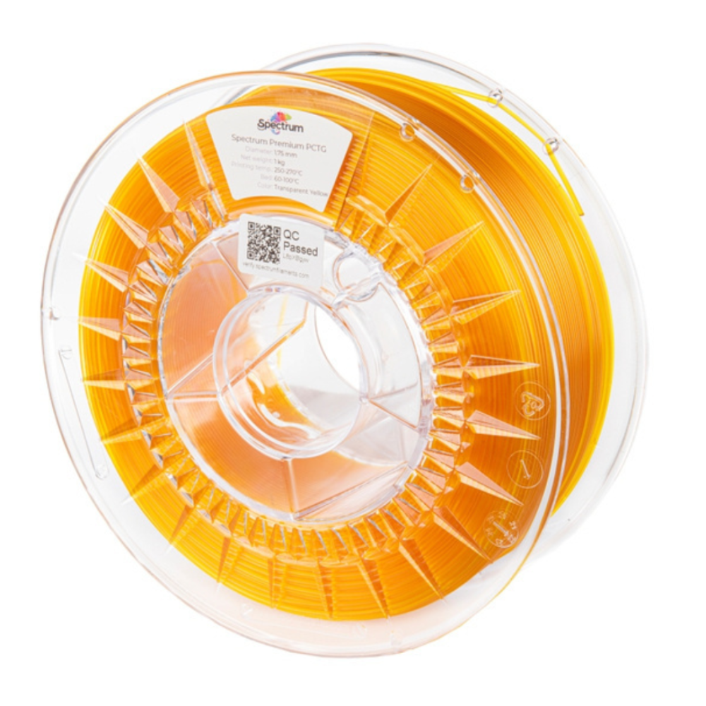 Filament Spectrum PCTG Premium Transparent Yellow 1 kg