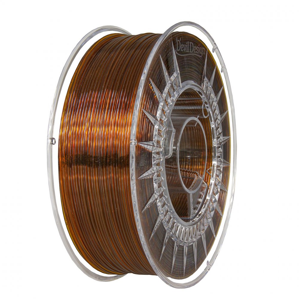 Filament Devil Design PETG Amber Transparent 1 kg