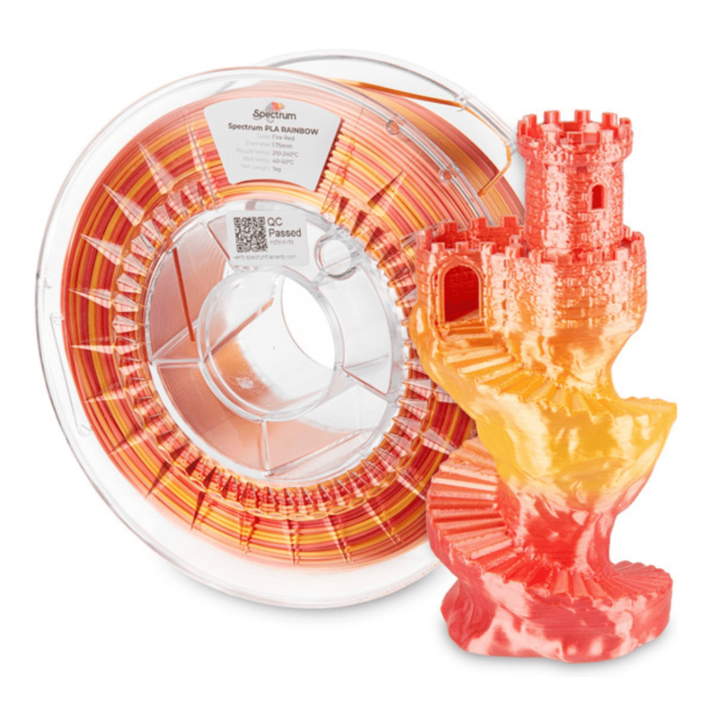 Spectrum PLA SILK Rainbow Fire Red 1 kg