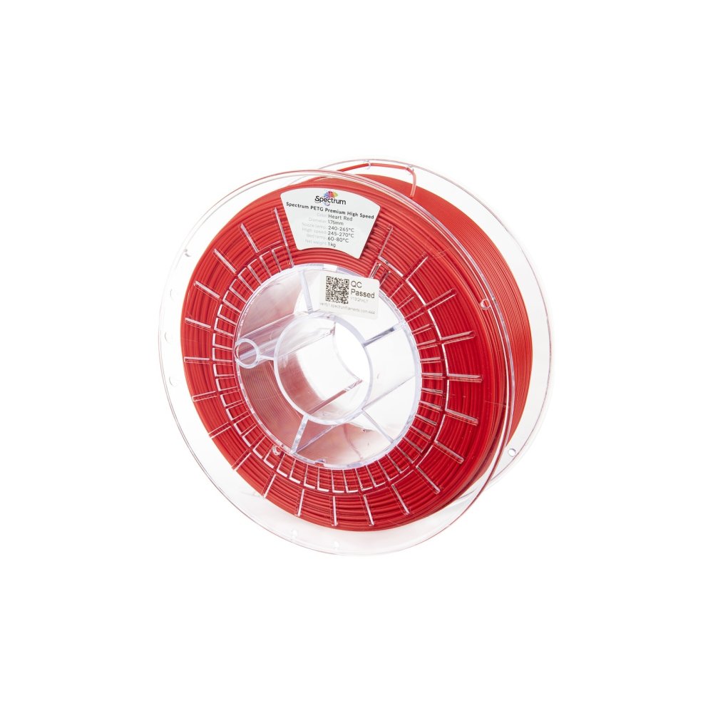 Filament Spectrum PETG Premium High Speed Heart Red 1 kg