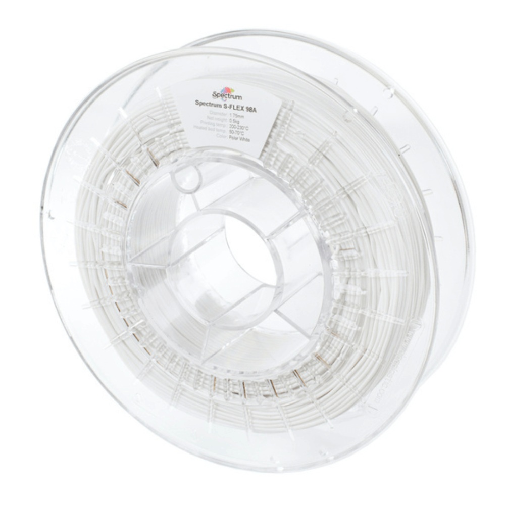 Filament Spectrum S-Flex 98A Polar White 0.5 kg