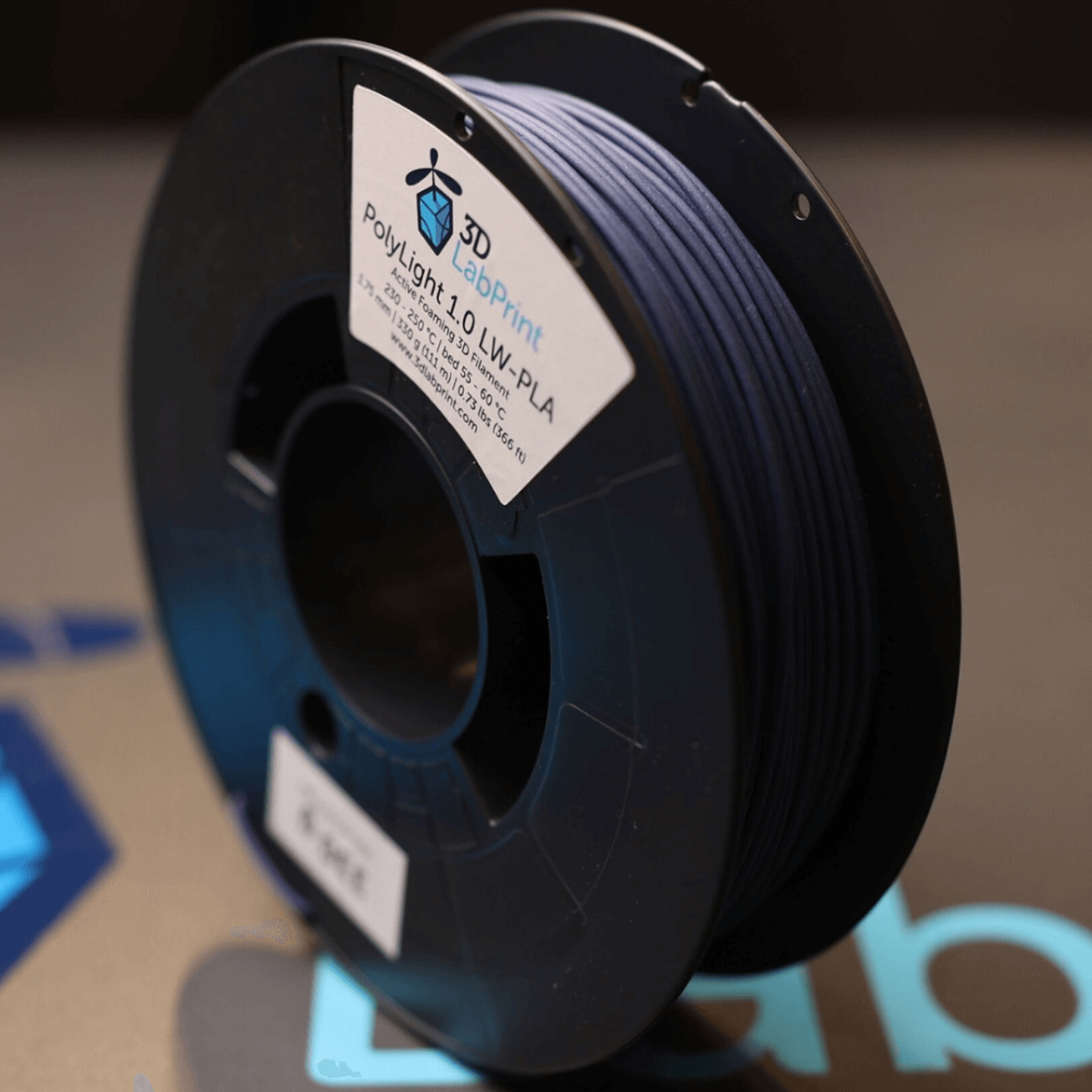 Filament 3DLabPrint PolyLight 1.0 LW PLA Navy Blue 0.33 kg