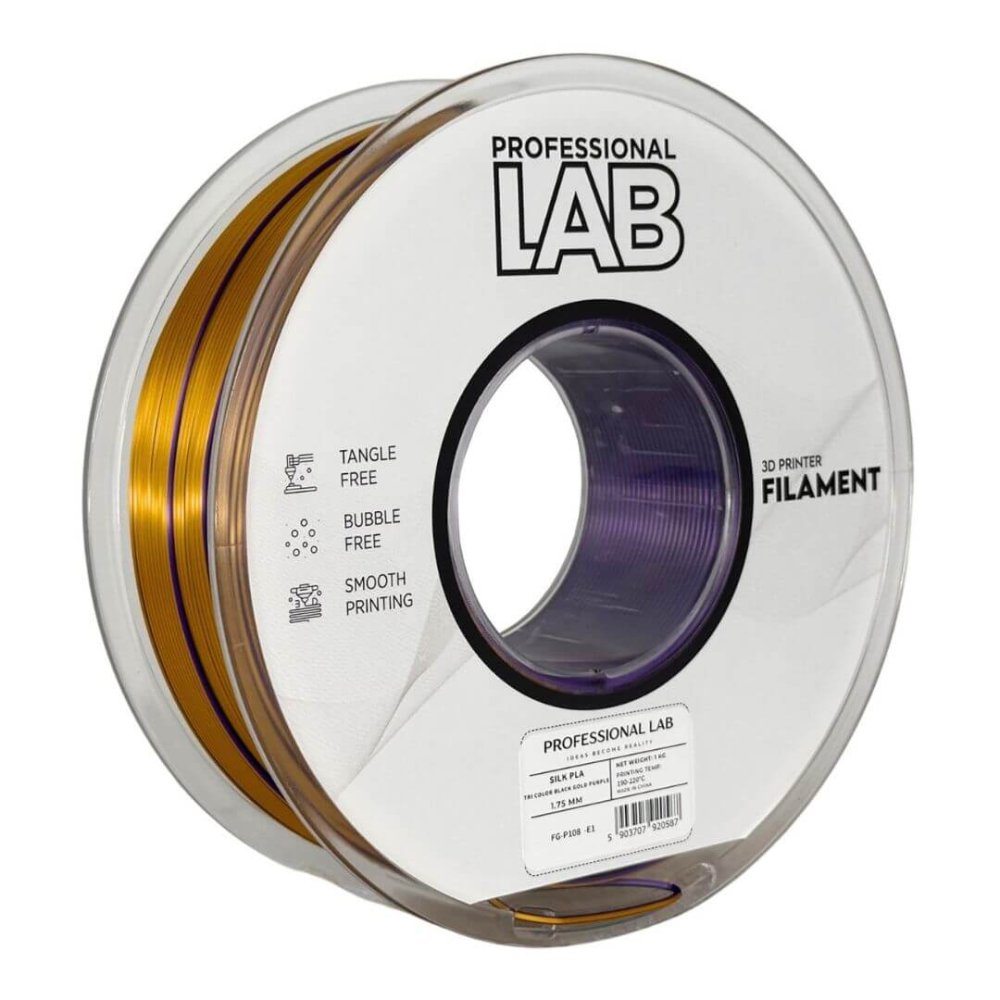 Filament Professional Lab PLA Silk Tri Color Violet 1 kg
